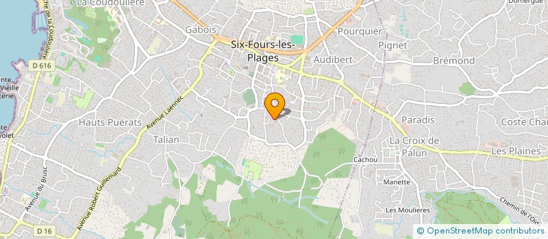 localisation de l'entreprise MONSIEUR KEVIN ROBERT à SIX-FOURS-LES-PLAGES