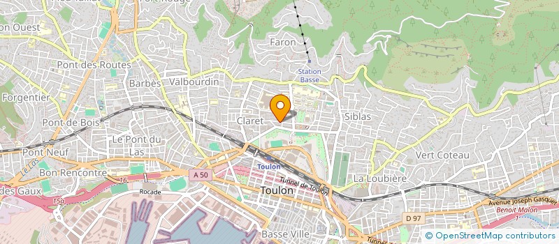 localisation de l'entreprise MONSIEUR KEVIN ROBERT  TOULON