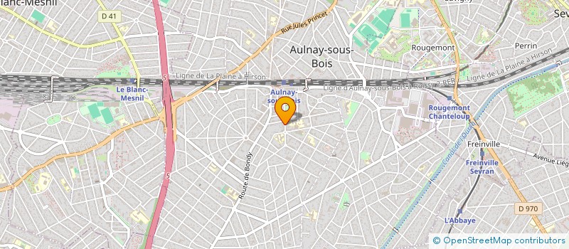 localisation de l'entreprise MONSIEUR KEVIN ROCAMORA à AULNAY-SOUS-BOIS