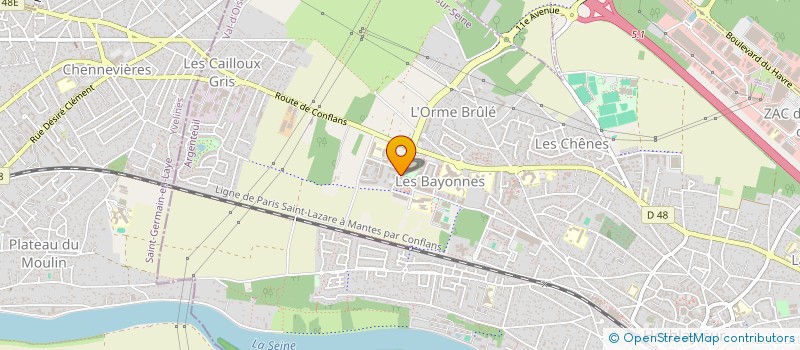 localisation de l'entreprise MONSIEUR KEVIN ROCHA SOARES  HERBLAY-SUR-SEINE