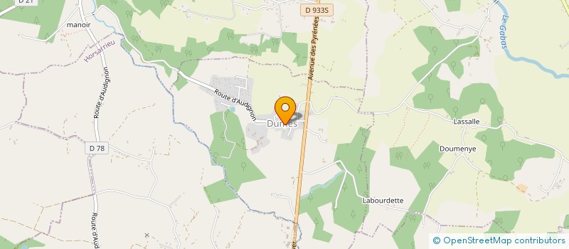 localisation de l'entreprise MONSIEUR KEVIN ROGEAUX  DUMES