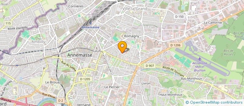 localisation de l'entreprise MONSIEUR KEVIN ROGER--MARTIN  ANNEMASSE