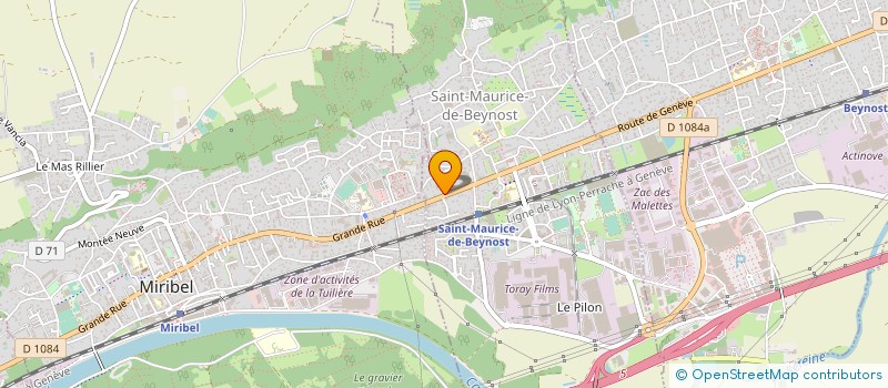 localisation de l'entreprise MONSIEUR KEVIN ROLLET à SAINT-MAURICE-DE-BEYNOST