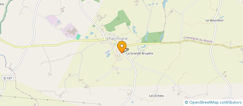 localisation de l'entreprise MONSIEUR KEVIN ROMAGNE  CHARCHIGNE