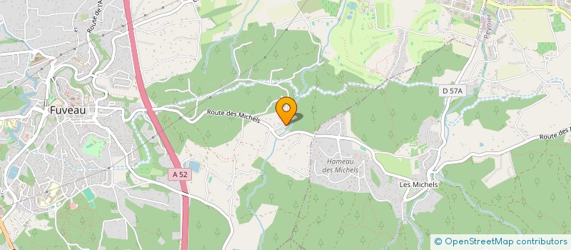 localisation de l'entreprise MONSIEUR KEVIN ROMANO  FUVEAU