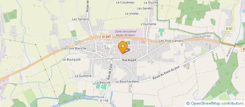 localisation de l'entreprise MONSIEUR KEVIN ROQUINARC'H à LOIRE-AUTHION