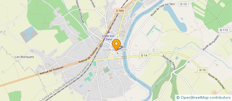 localisation de l'entreprise MONSIEUR KEVIN ROSSAT à LISLE-SUR-TARN