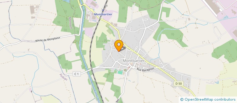 localisation de l'entreprise MONSIEUR KEVIN ROUAIX  MONTBARTIER