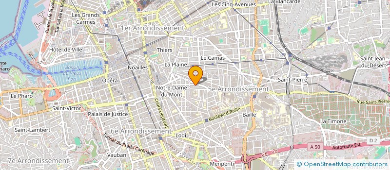 localisation de l'entreprise MONSIEUR KEVIN ROUILLARD à MARSEILLE