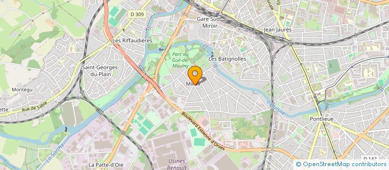 localisation de l'entreprise MONSIEUR KEVIN ROUILLARD  LE MANS