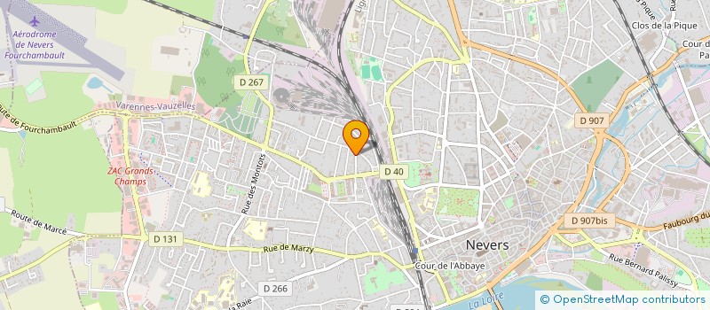 localisation de l'entreprise MONSIEUR KEVIN ROULET à NEVERS