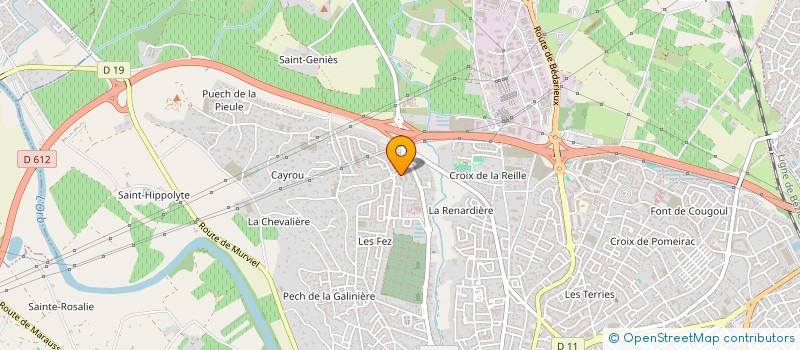 localisation de l'entreprise MONSIEUR KEVIN ROURRE  BEZIERS