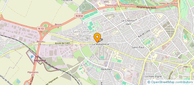 localisation de l'entreprise MONSIEUR KEVIN ROUSSAT à CAEN