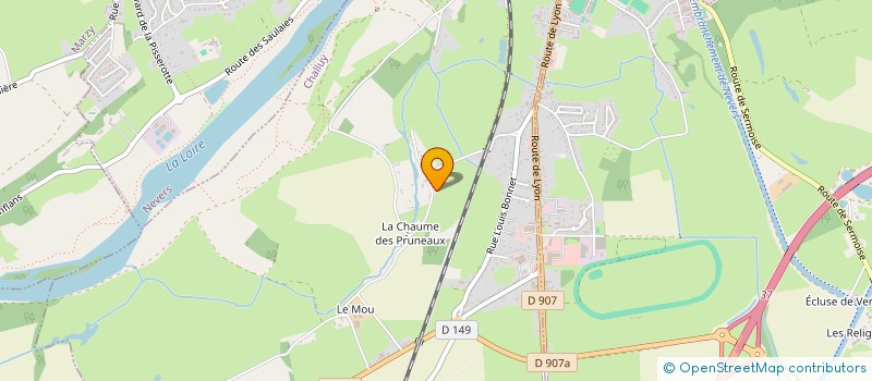 localisation de l'entreprise MONSIEUR KEVIN ROUSSEL  CHALLUY