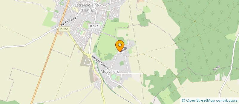 localisation de l'entreprise MONSIEUR KEVIN ROUSSY  MOYVILLERS
