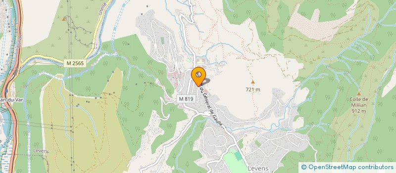 localisation de l'entreprise MONSIEUR KEVIN ROUX  LEVENS