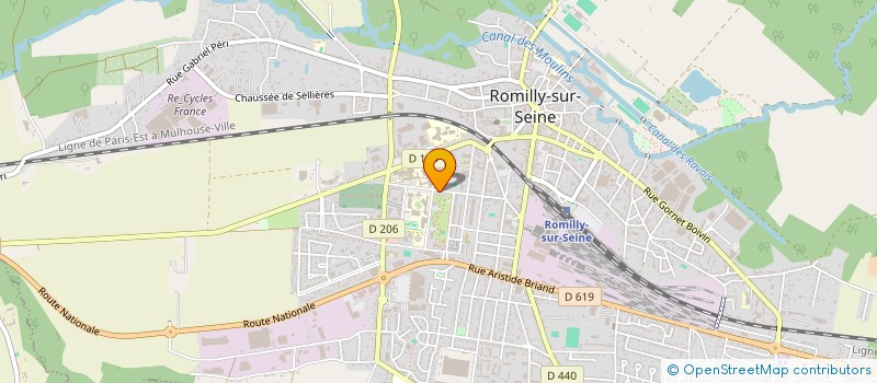 localisation de l'entreprise MONSIEUR KEVIN ROUX  ROMILLY-SUR-SEINE