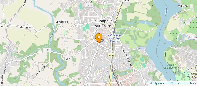 localisation de l'entreprise MONSIEUR KEVIN ROYER  LA CHAPELLE-SUR-ERDRE