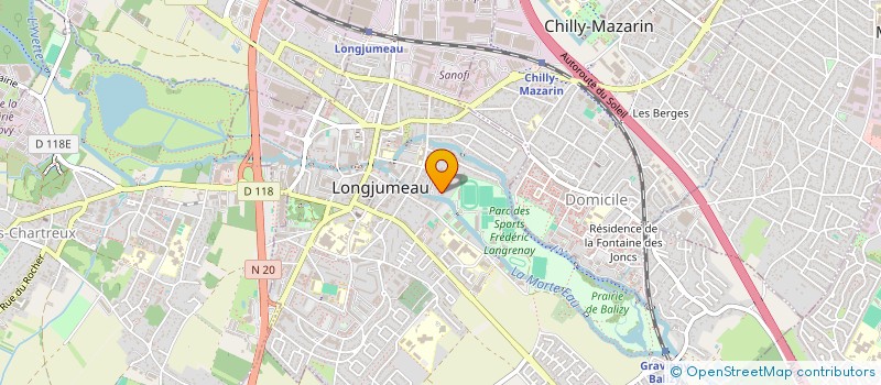 localisation de l'entreprise MONSIEUR KEVIN RULLE  LONGJUMEAU