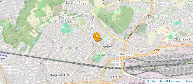 localisation de l'entreprise MONSIEUR KEVIN SACHELLO  CHELLES