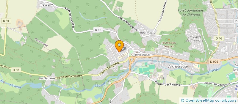 localisation de l'entreprise MONSIEUR KEVIN SACHWALD-KAISER  CHEVREUSE