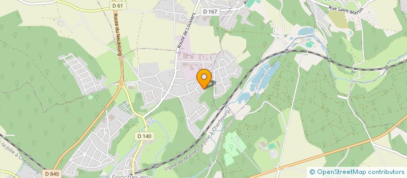 localisation de l'entreprise MONSIEUR KEVIN SAINT-MARC  CONCHES-EN-OUCHE