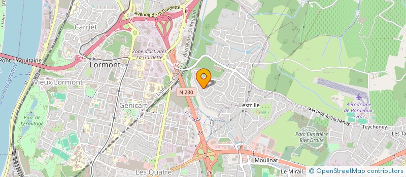 localisation de l'entreprise MONSIEUR KEVIN SAINTE-LUCE  LORMONT