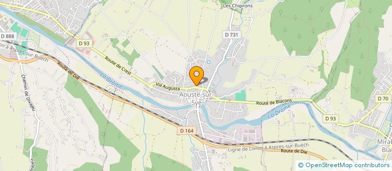 localisation de l'entreprise MONSIEUR KEVIN SAJNOVIC  AOUSTE-SUR-SYE