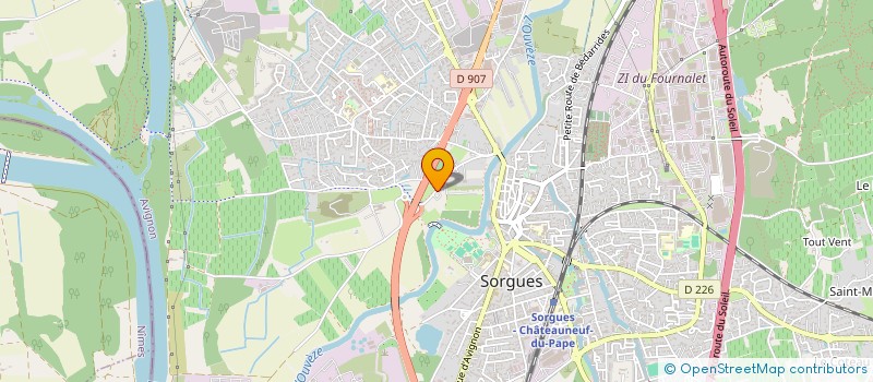 localisation de l'entreprise MONSIEUR KEVIN SALAGER  SORGUES