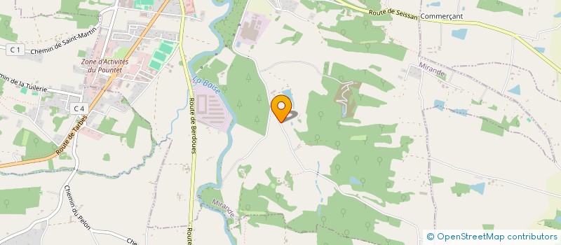 localisation de l'entreprise MONSIEUR KEVIN SALCINES  MIRANDE