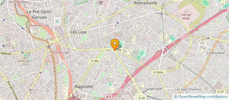 localisation de l'entreprise MONSIEUR KEVIN SAMPIL à BAGNOLET