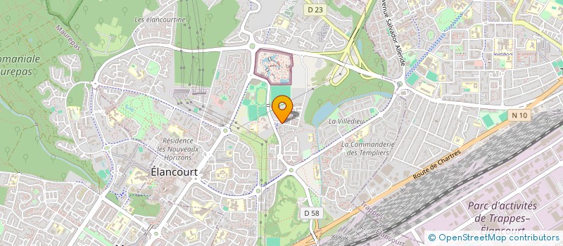 localisation de l'entreprise MONSIEUR KEVIN SANCHES  ELANCOURT