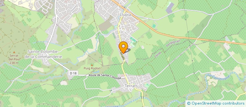 localisation de l'entreprise MONSIEUR KEVIN SANCHEZ  TOULOUGES