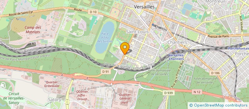 localisation de l'entreprise MONSIEUR KEVIN SANCHEZ GONZALEZ à VERSAILLES