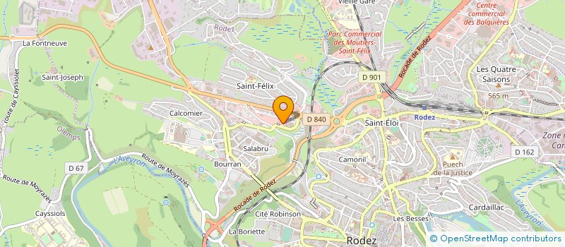 localisation de l'entreprise MONSIEUR KEVIN SANCHIS à RODEZ