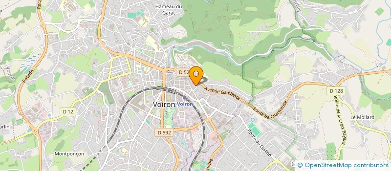 localisation de l'entreprise MONSIEUR KEVIN SANTORO  VOIRON