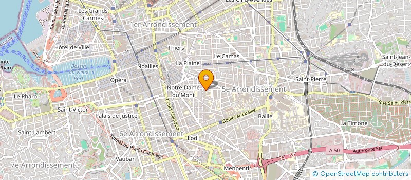 localisation de l'entreprise MONSIEUR KEVIN SAPOR  MARSEILLE