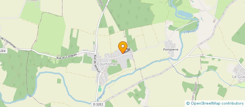 localisation de l'entreprise MONSIEUR KEVIN SARAIVA  COURTOMER
