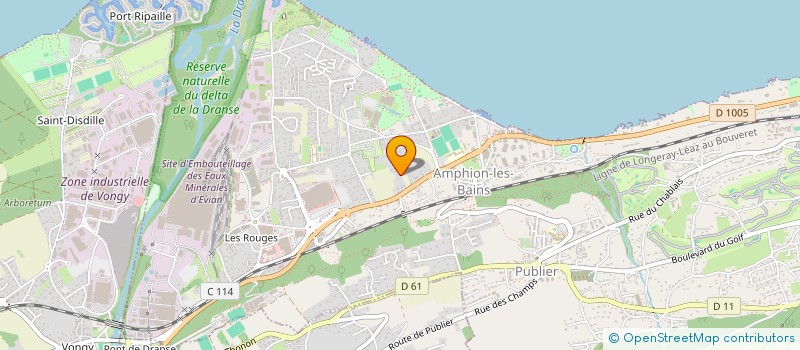 localisation de l'entreprise MONSIEUR KEVIN SARREMIA  PUBLIER