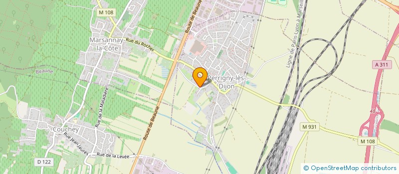 localisation de l'entreprise MONSIEUR KEVIN SATORI  PERRIGNY-LES-DIJON