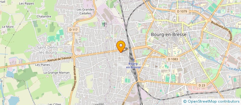 localisation de l'entreprise MONSIEUR KEVIN SAVIGNY à BOURG-EN-BRESSE