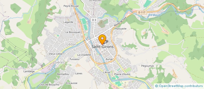 localisation de l'entreprise MONSIEUR KEVIN SAVOI à SAINT-GIRONS