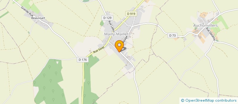 localisation de l'entreprise MONSIEUR KEVIN SAVREUX  MAILLY-MAILLET