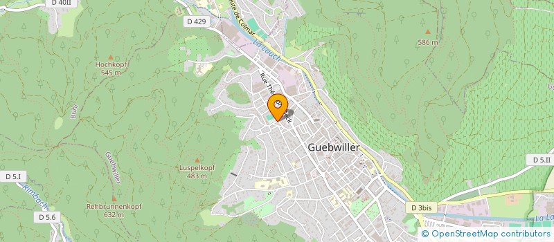 localisation de l'entreprise MONSIEUR KEVIN SCHMITT  GUEBWILLER