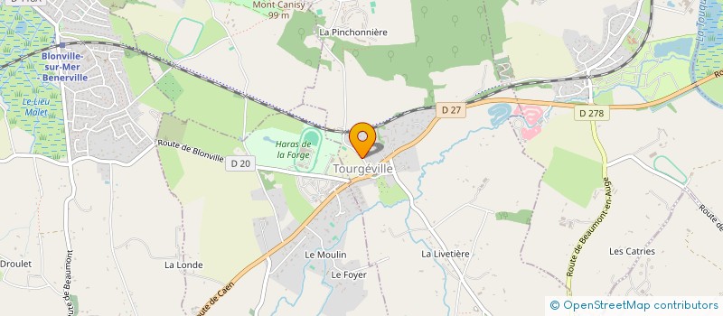 localisation de l'entreprise MONSIEUR KEVIN SCHMITT  TOURGEVILLE