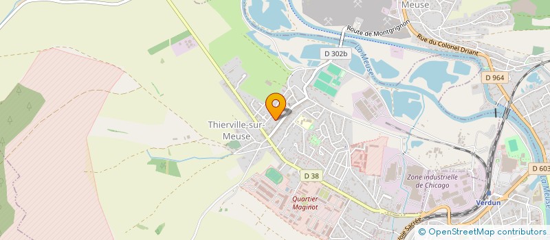 localisation de l'entreprise MONSIEUR KEVIN SCHUMANN  THIERVILLE-SUR-MEUSE