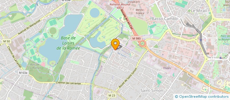 localisation de l'entreprise MONSIEUR KEVIN SCOMPARIN  TOULOUSE