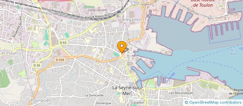 localisation de l'entreprise MONSIEUR KEVIN SCOTTO  LA SEYNE-SUR-MER