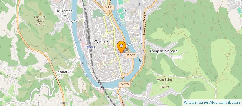 localisation de l'entreprise MONSIEUR KEVIN SECHAO  CAHORS