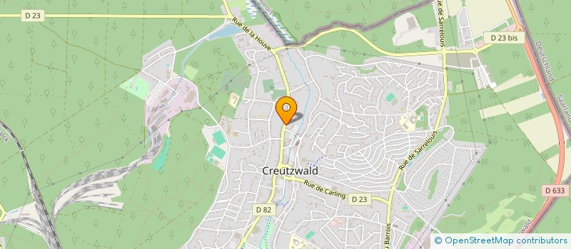 localisation de l'entreprise MONSIEUR KEVIN SEICHEPINE  CREUTZWALD